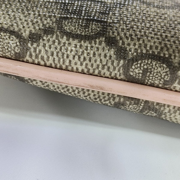 Monogram Coated Canvas Shoulder Bag Beige
