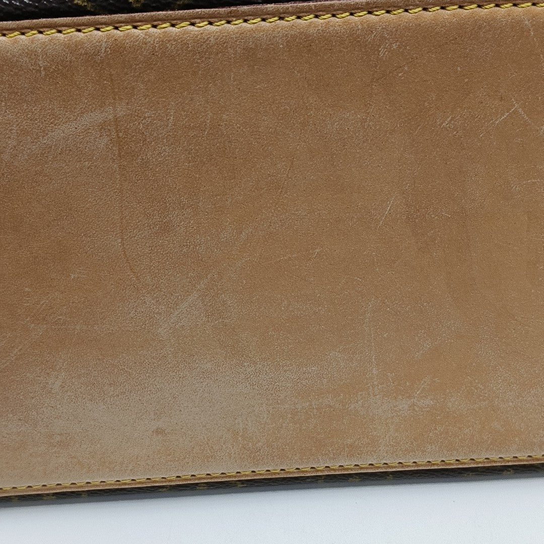 PIANO PM Monogram Coated Canvas Brown