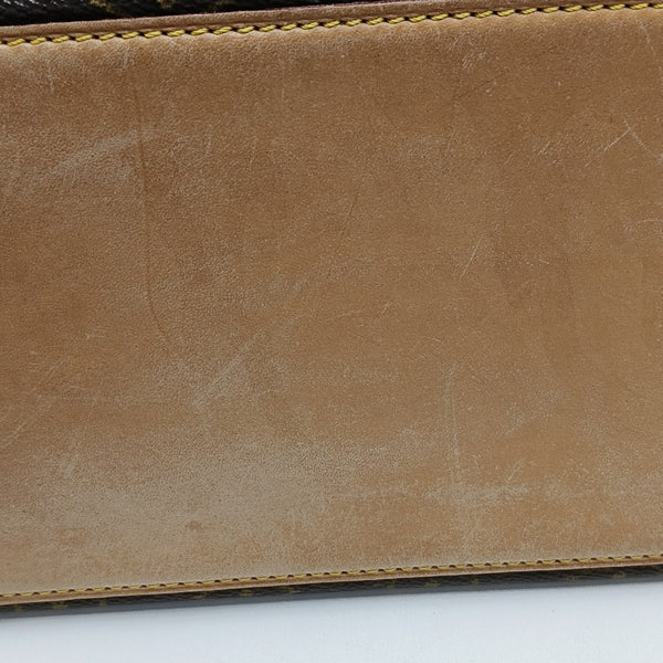 PIANO PM Monogram Coated Canvas Brown