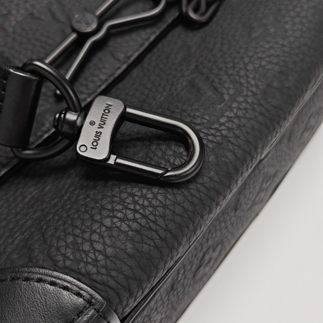 STEAMER Monogram Calfskin Black