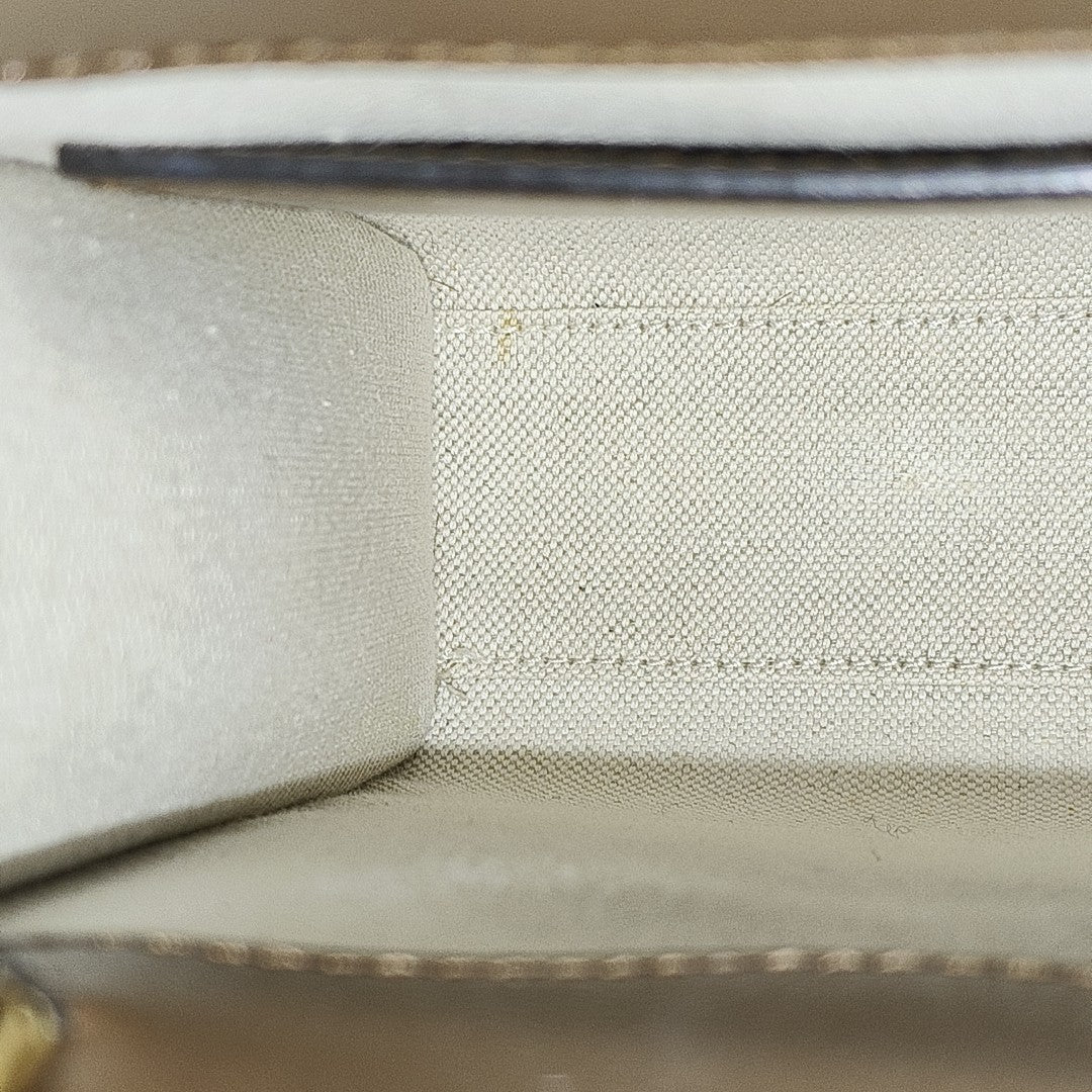 Retro Mini Monogram Coated Canvas Beige