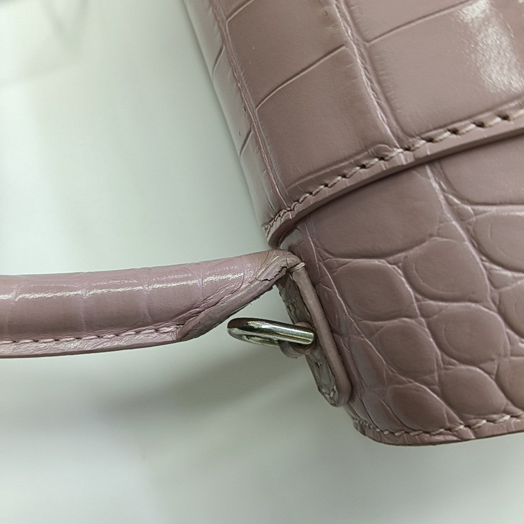 Hourglass S Calfskin Pink