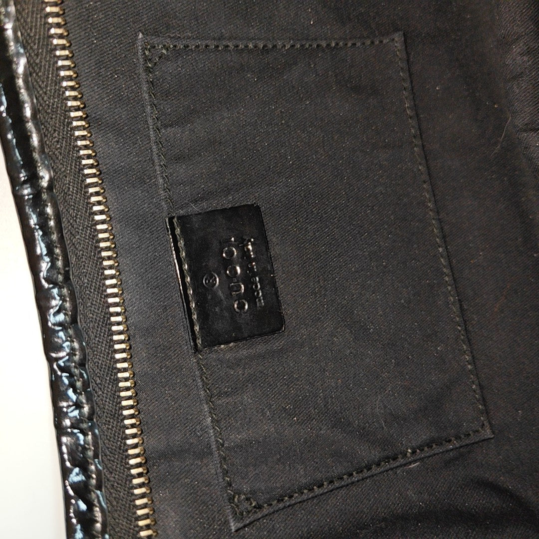 D-Ring Monogram Canvas Black