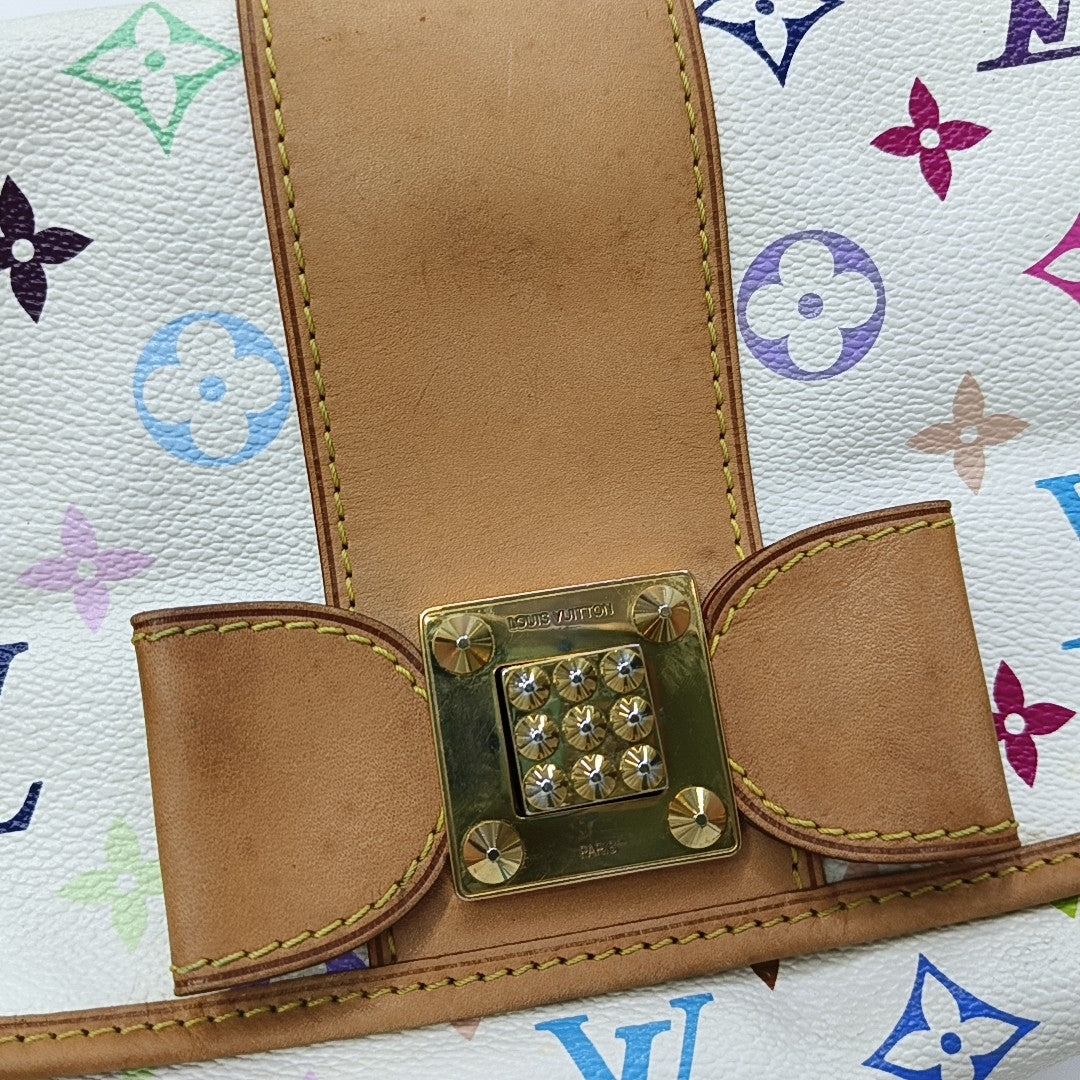 LV × TM ANNIE Monogram Coated Canvas White