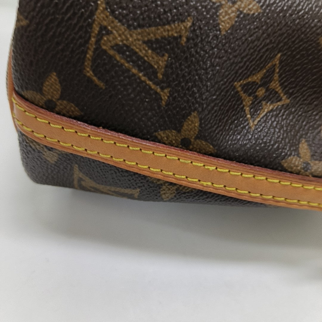 NÉONOÉ Nano Lona Revestida Monogram Marrón
