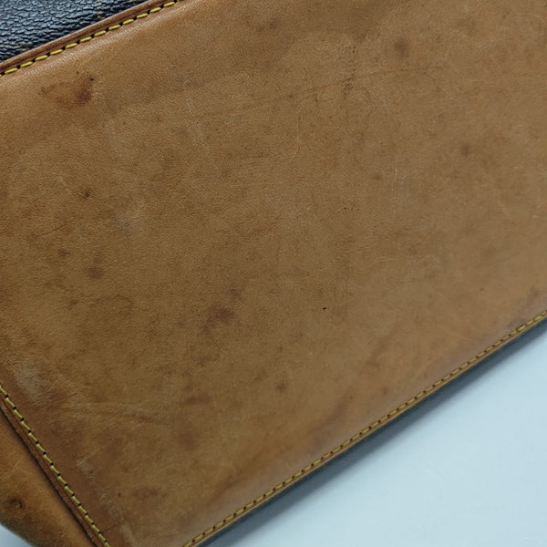 PIANO Monogram Coated Canvas Brown