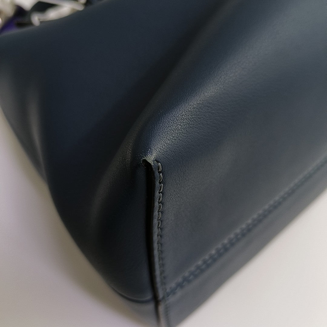 By The Way Medium Calfskin Blue