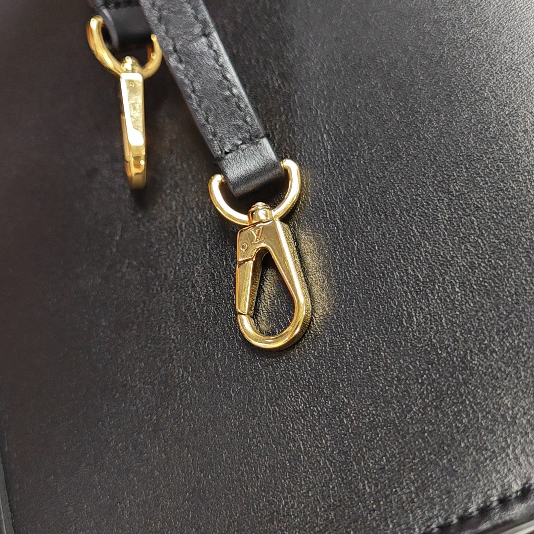 CITY STEAMER MM Calfskin Black