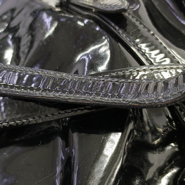 Bow Patent Leather Black