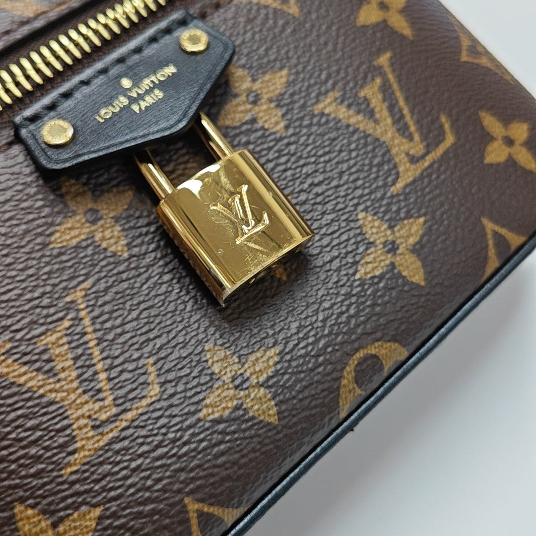 Vanity Chain Pouch Monogram Coated Canvas Brown