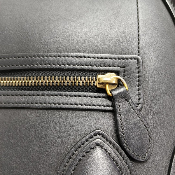 LUGGAGE Micro Calfskin Black