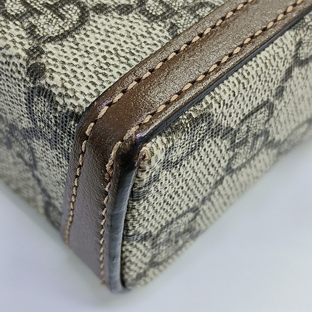 Horsebit 1955 Mini Monogram Coated Canvas Beige
