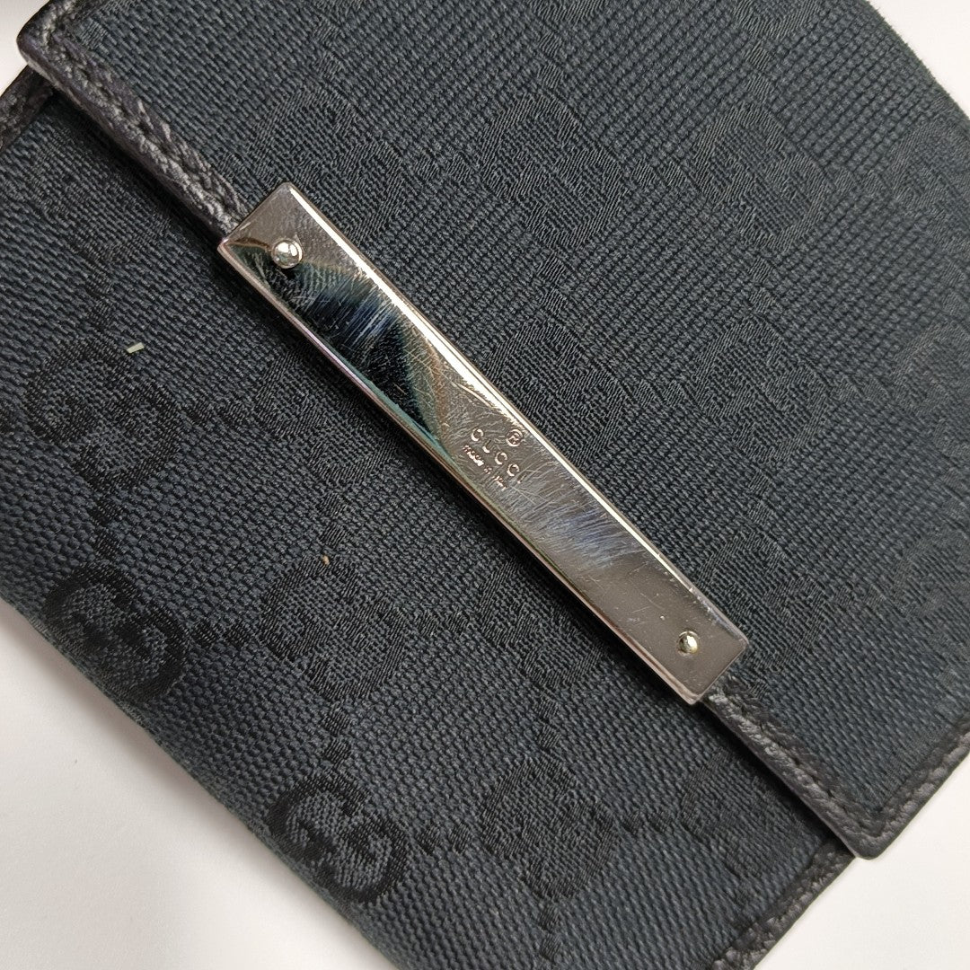 Monogram Canvas Wallet Blue