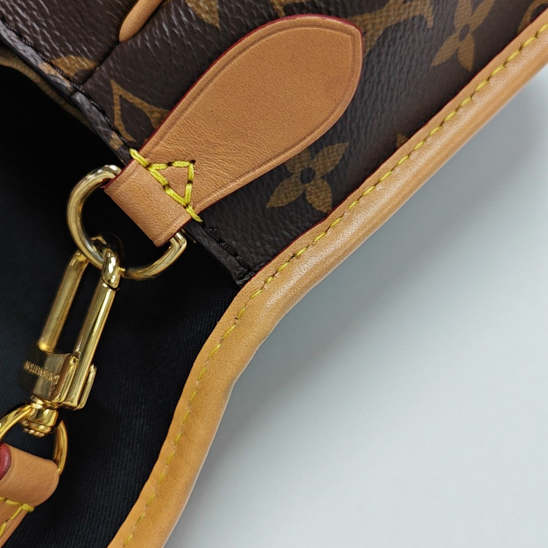 DIANE Monogram Coated Canvas Brown