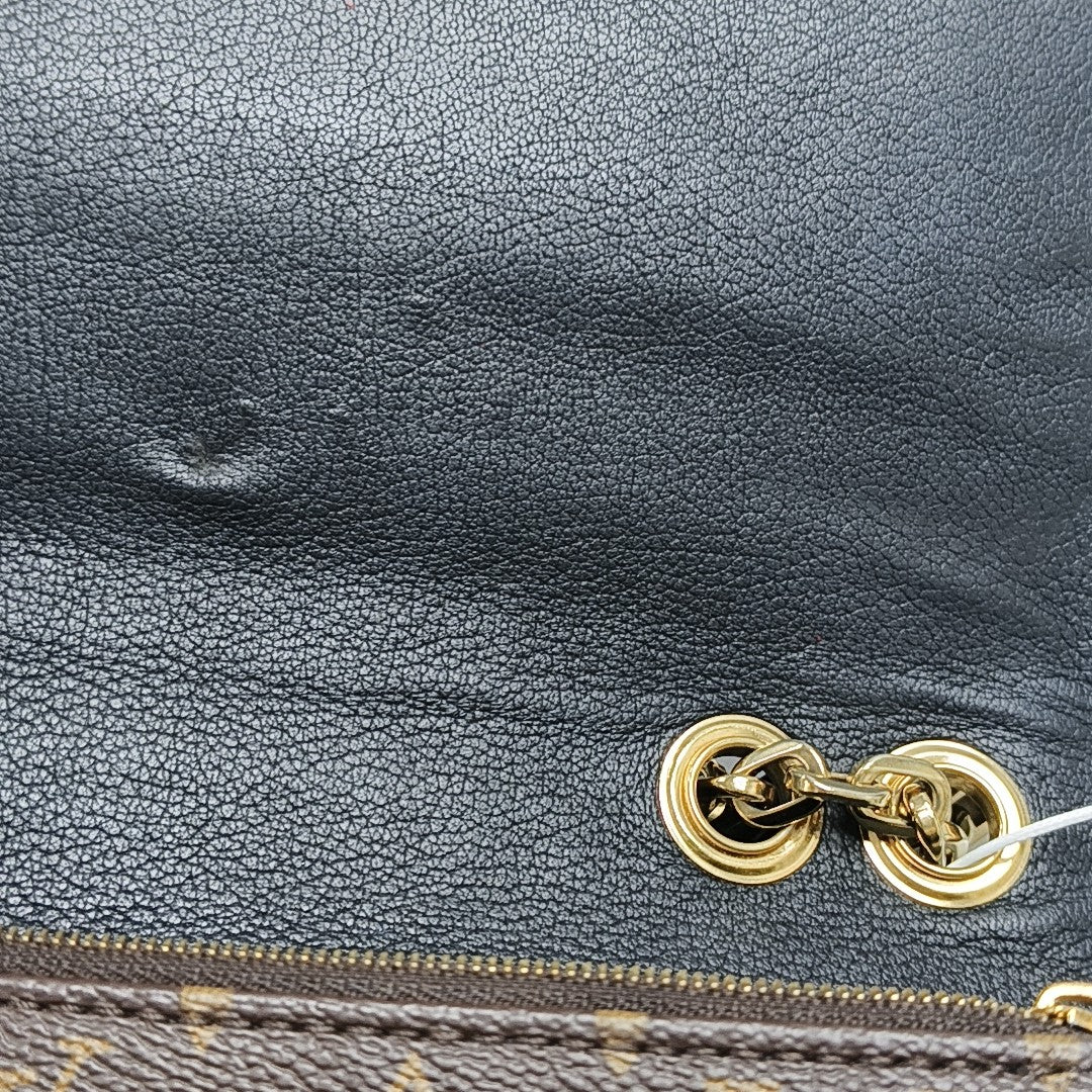 MARCEAU Monogram Coated Canvas Brown