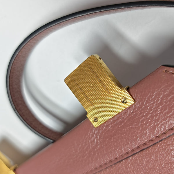 Calfskin Shoulder Bag Pink