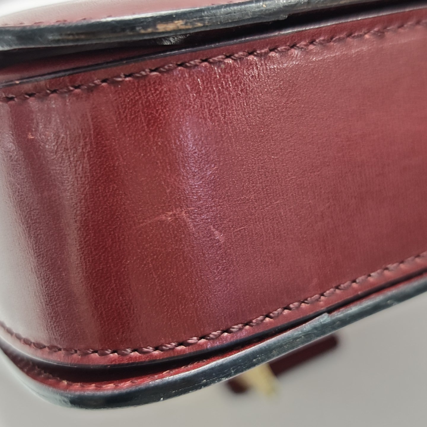 Calfskin Shoulder Bag Red