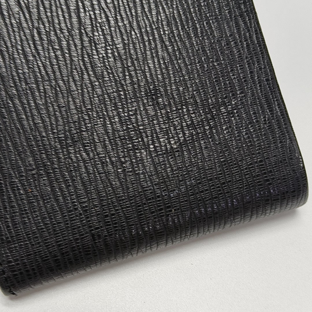 Calfskin Wallet Black