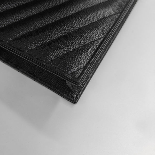 MONOGRAM WOC Chevron Calfskin Black