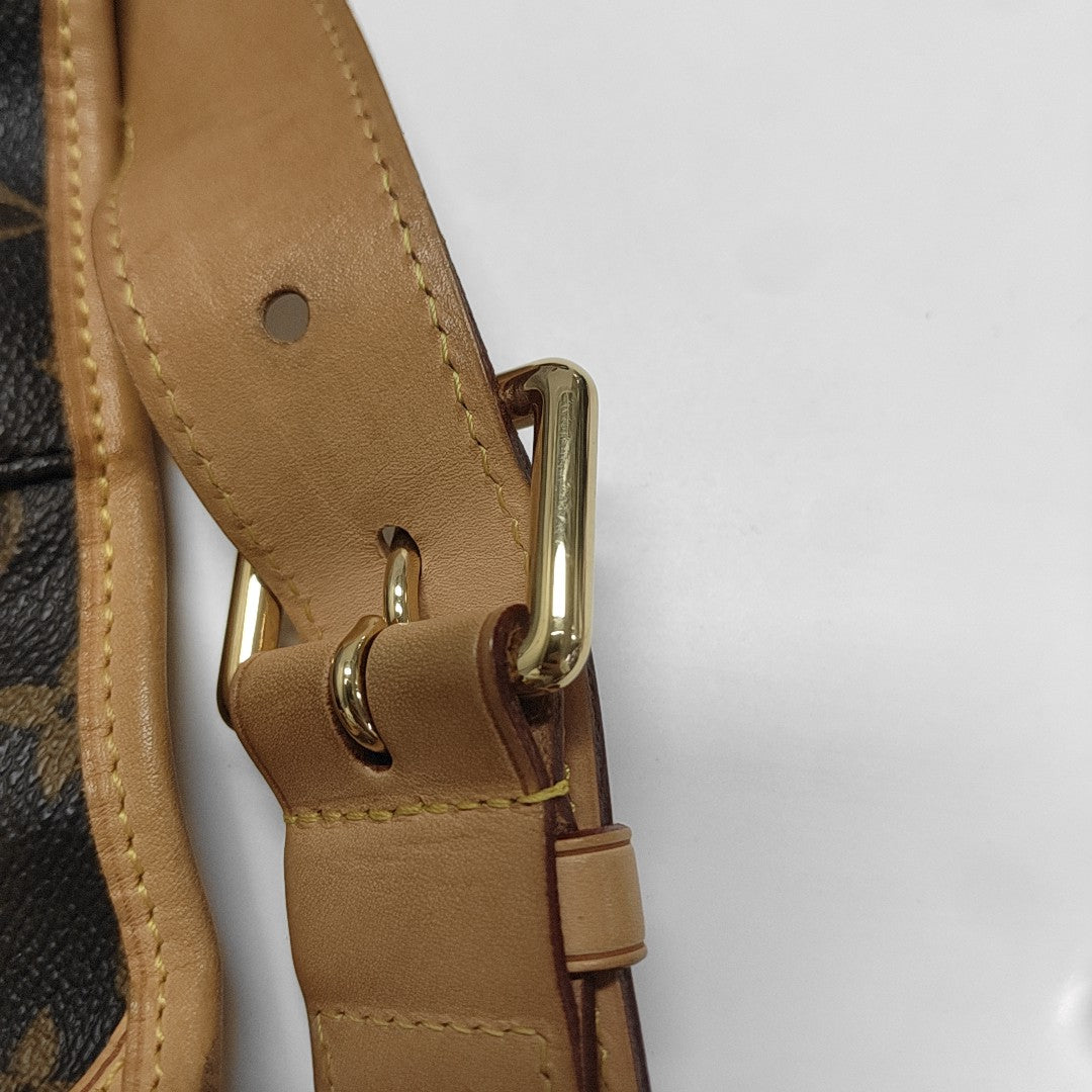GALLIERA GM Monogram Coated Canvas Brown