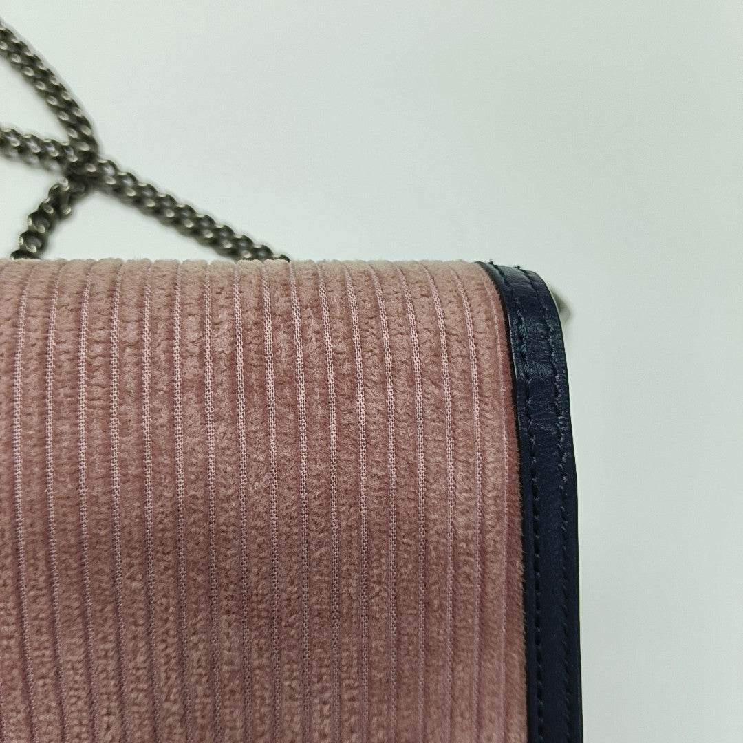 Authenticated pre-owned  Dionysus Super Mini Velvet Pink - Shoulder Bag at Looply