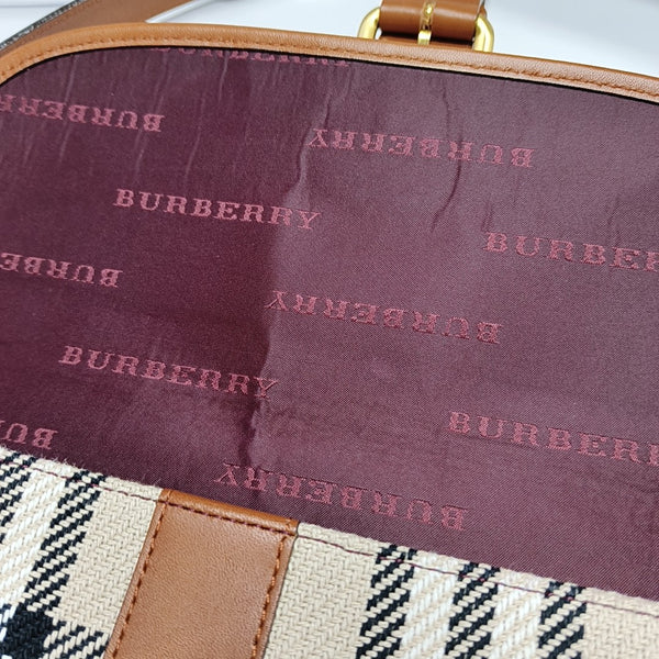 Fabric Crossbody Bag Beige