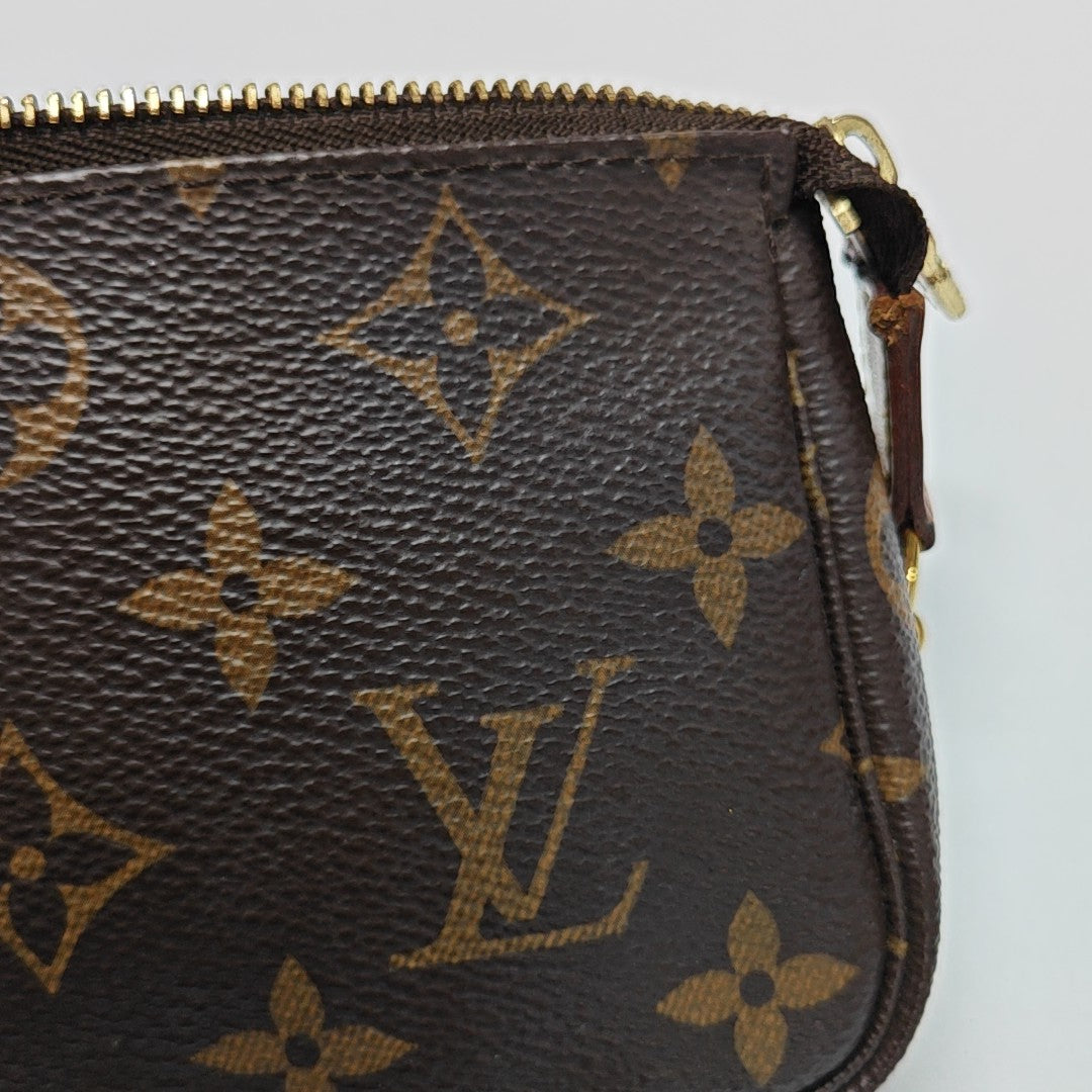 ACCESSOIRES Mini Monogram Coated Canvas Brown