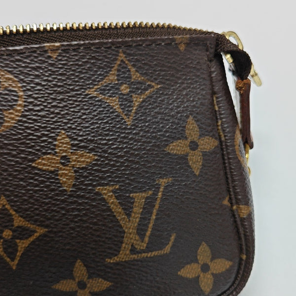 ACCESSOIRES Mini Monogram Coated Canvas Brown