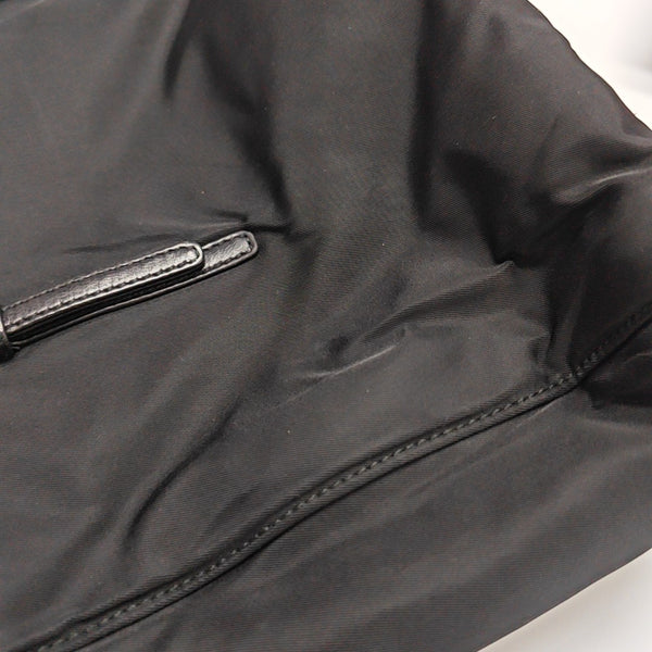 Nylon Shoulder Bag Black
