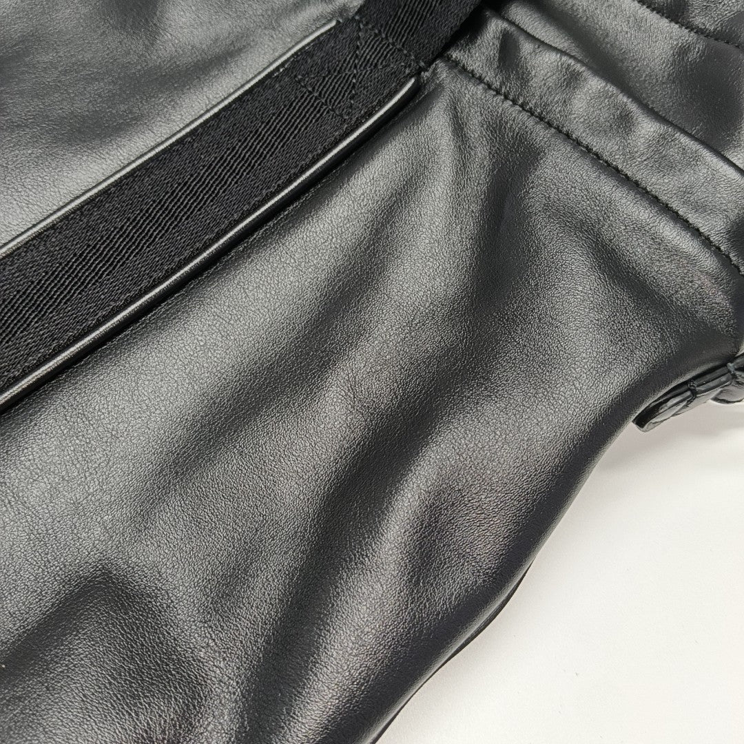 Calfskin Shoulder Bag Black