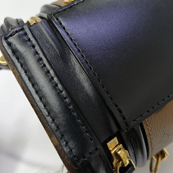 CANNES PM Monogram Coated Canvas Brown