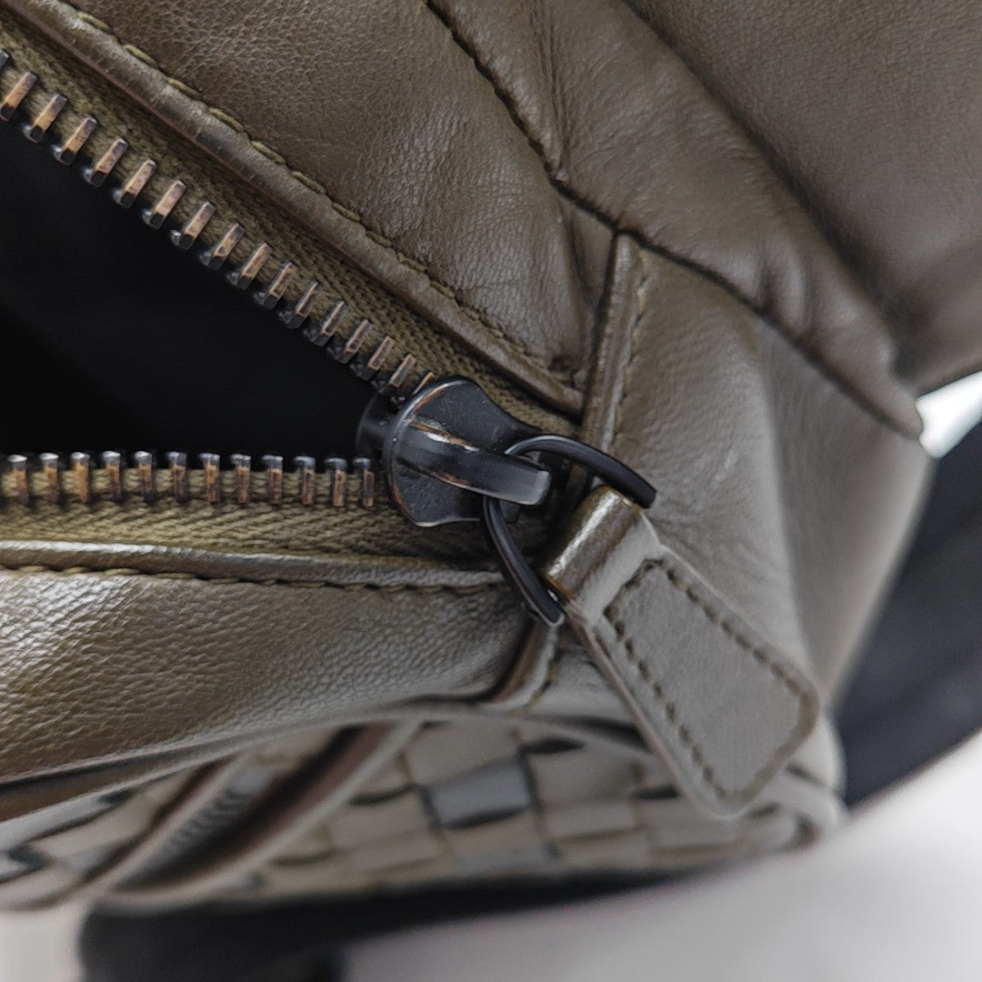 Lambskin Belt Bag Green