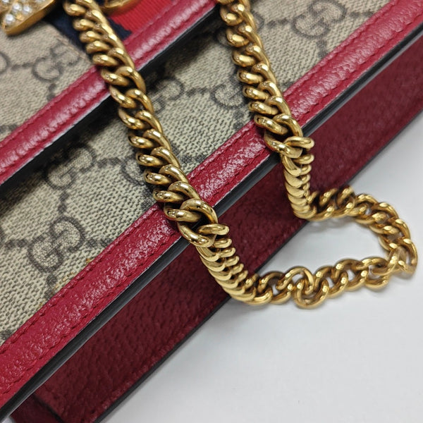 Queen Margaret Mini Monogram Coated Canvas Beige