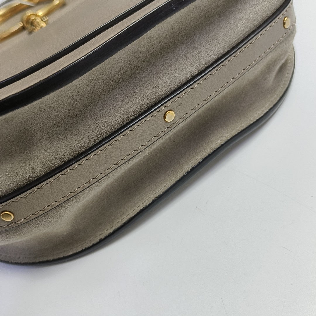 Nile Medium Calfskin Gray
