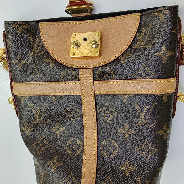 DUFFLE Monogram Coated Canvas Brown