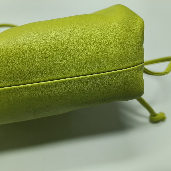Authenticated pre-owned  The Pouch Mini Calfskin Green - Shoulder Bag at Looply