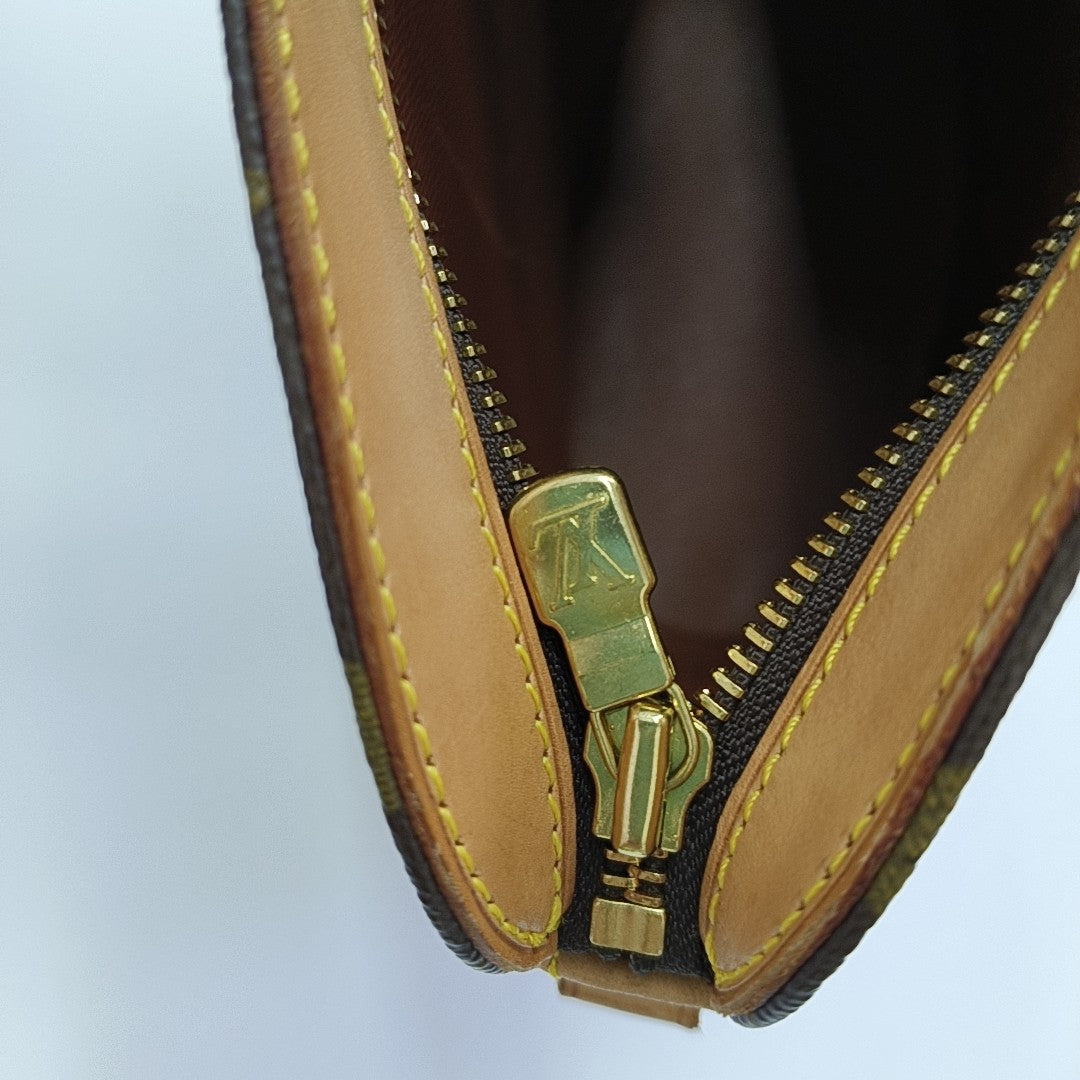 DROUOT Monogram Coated Canvas Brown