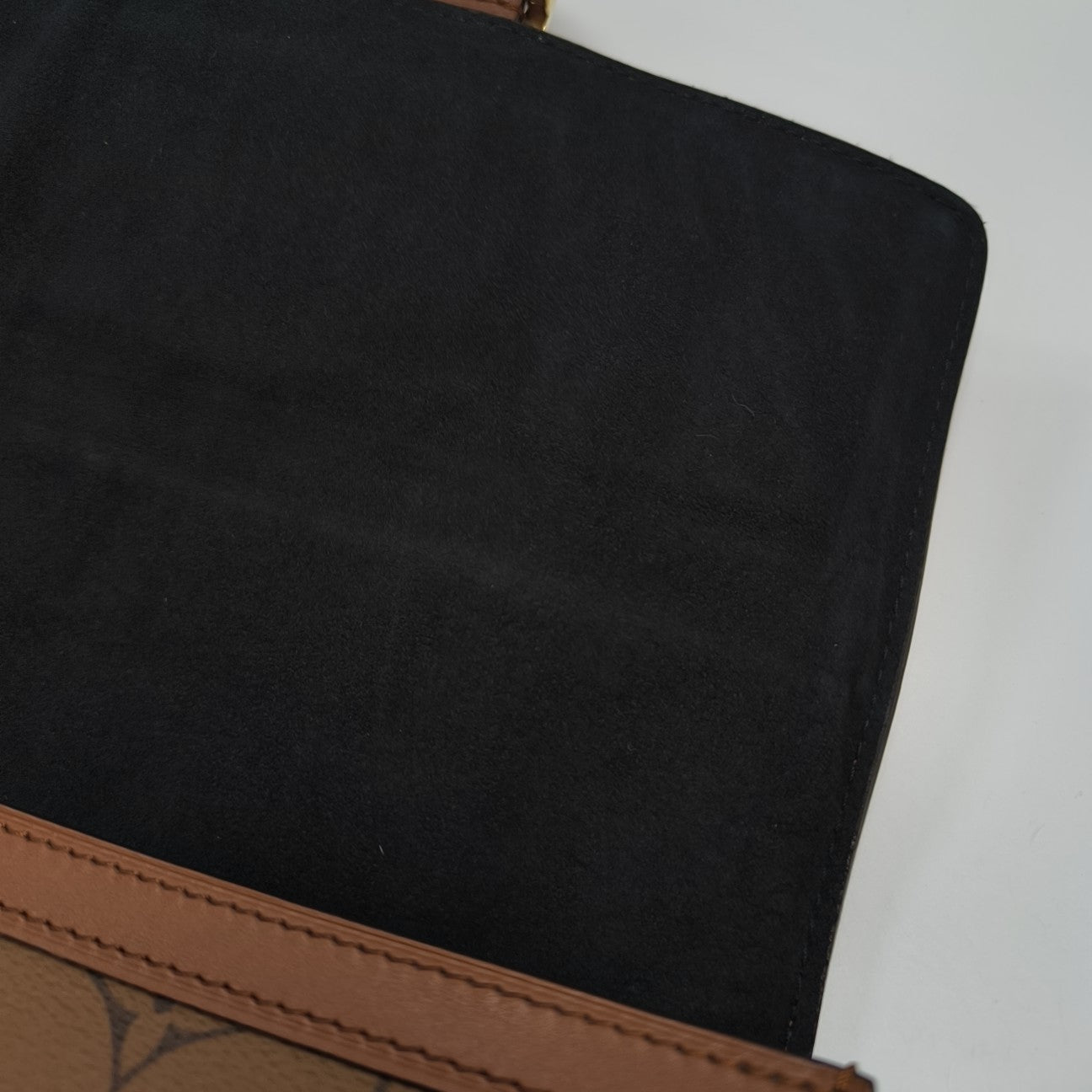 DAUPHINE MM Monogram Coated Canvas Brown