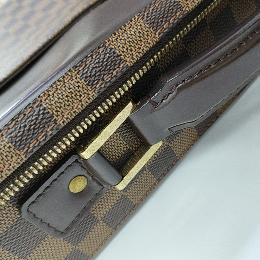 SABANA Damier Ebene Coated Canvas Brown