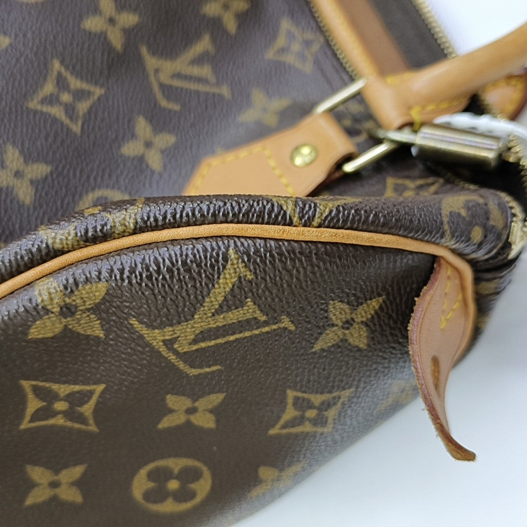 SPEEDY 25 Monogram Coated Canvas Brown