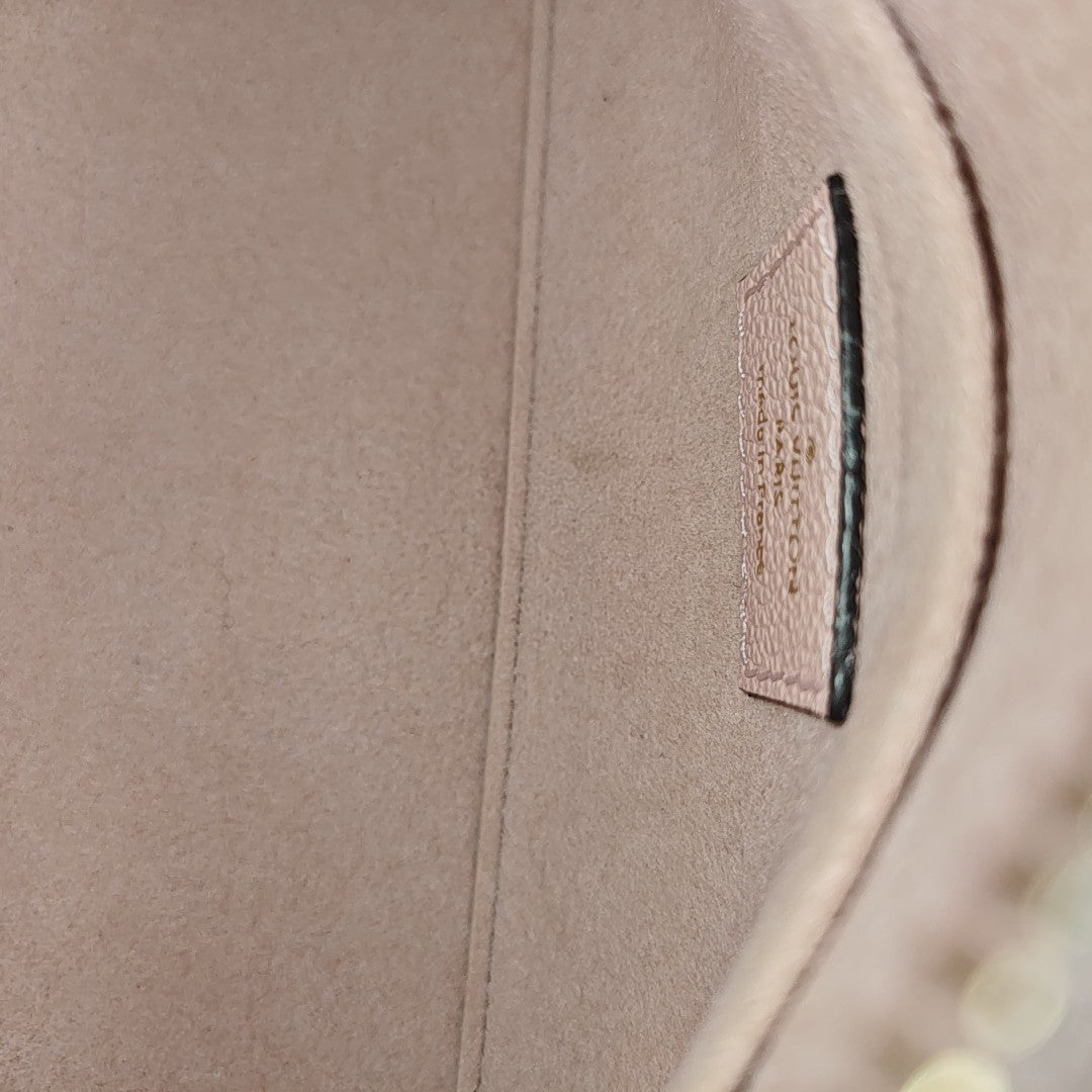 PAPILLON BB Monogram Calfskin Pink