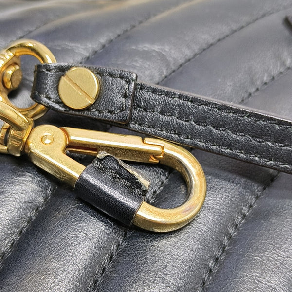Nile Small Quilted Calfskin Black