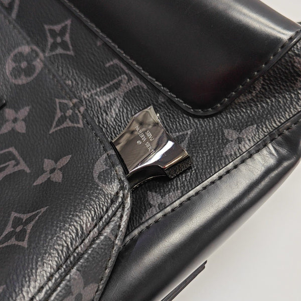 VOYAGER PM Monogram Coated Canvas Black