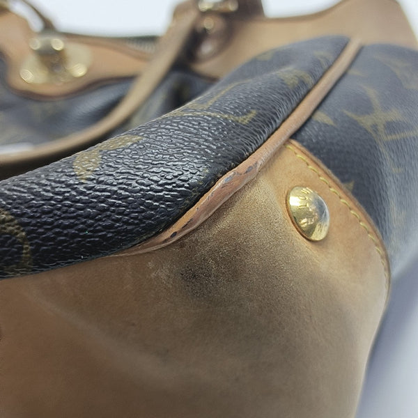 VINTAGE BOETIE PM Monogram Coated Canvas Brown