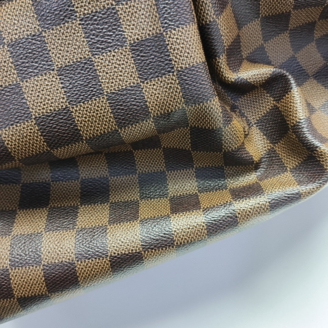 TREVI Damier Ebene Coated Canvas Brown