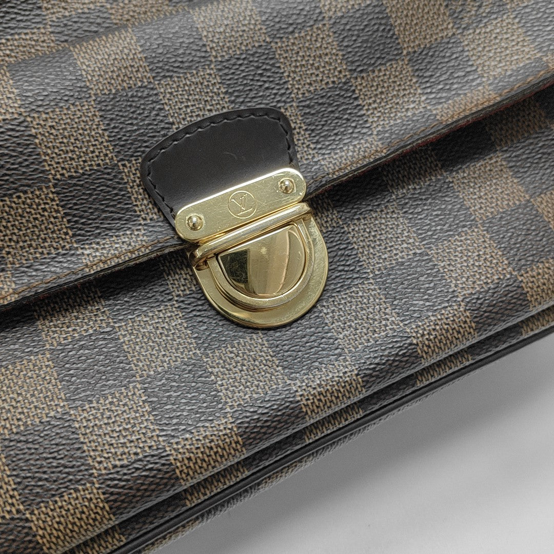 RAVELLO GM Damier Ebene Coated Canvas Brown