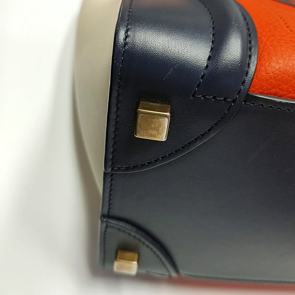 Authenticated pre-owned  LUGGAGE Micro Calfskin Multicolor - Tote Bag at Looply