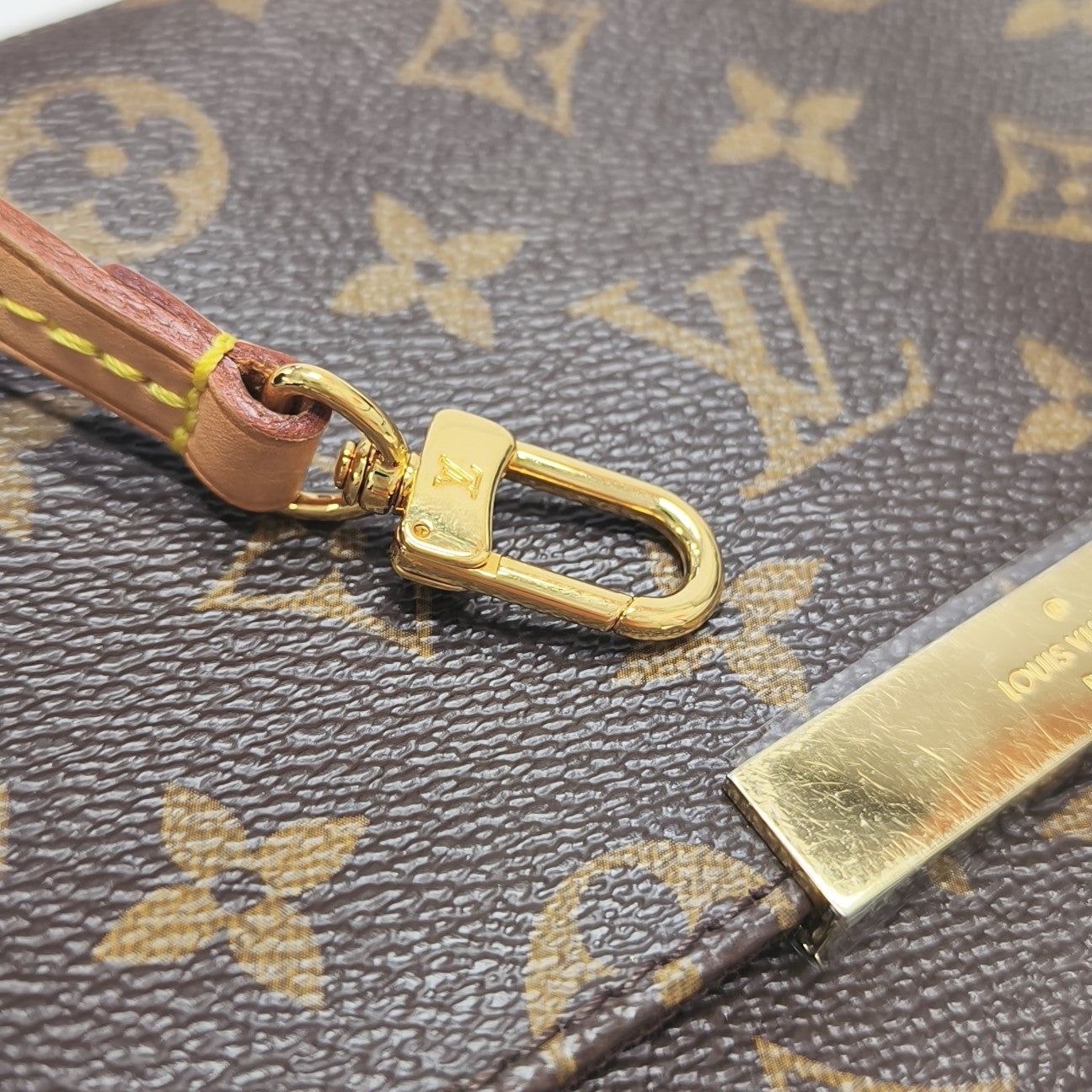 FAVORITE PM Monogram Coated Canvas Brown