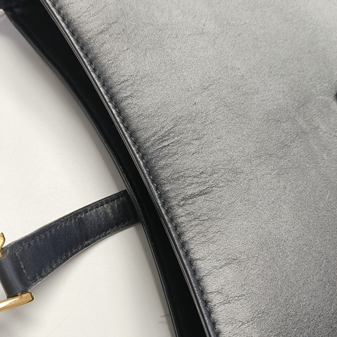 LE 5 À 7 Small Calfskin Black