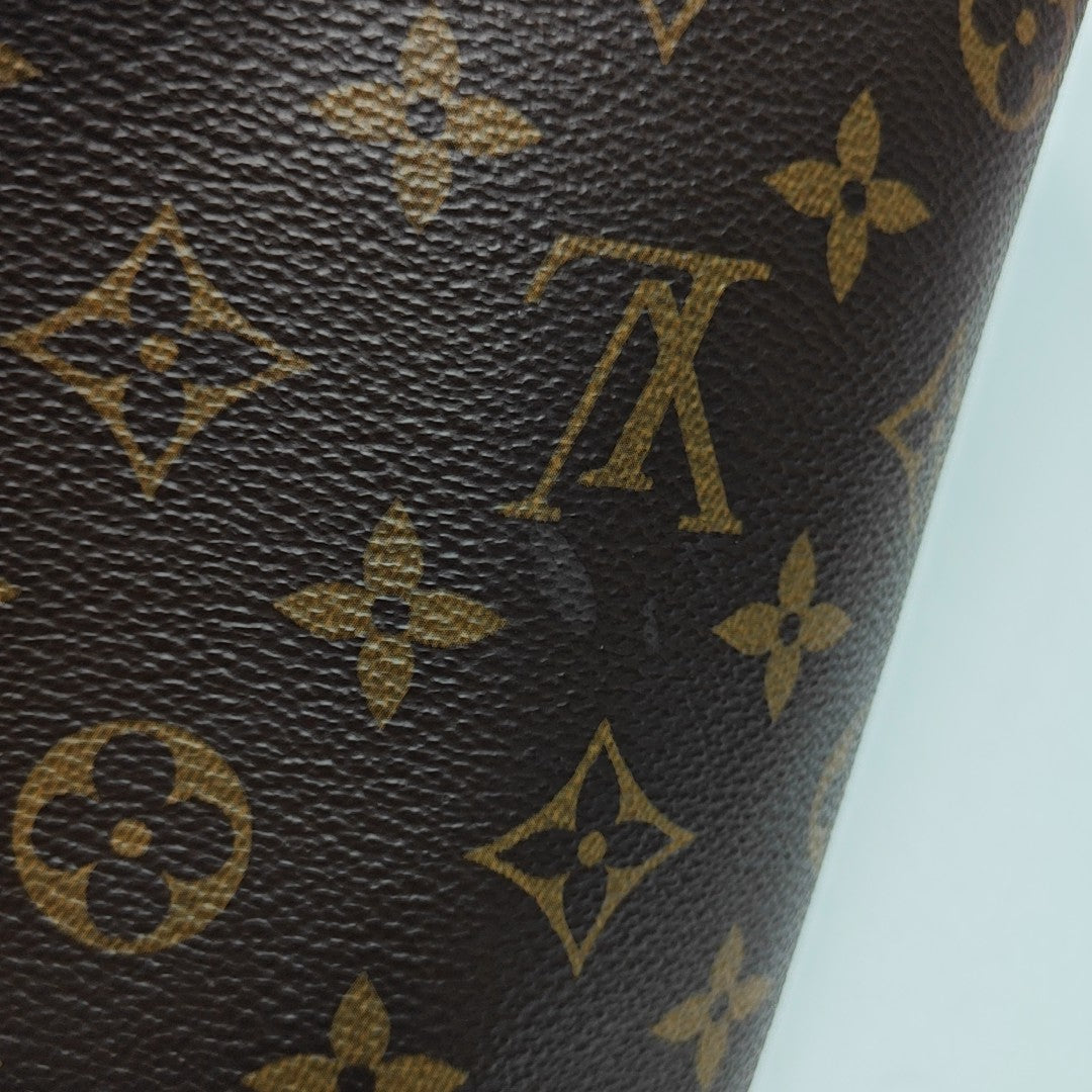NÉONOÉ MM Monogram Coated Canvas Brown